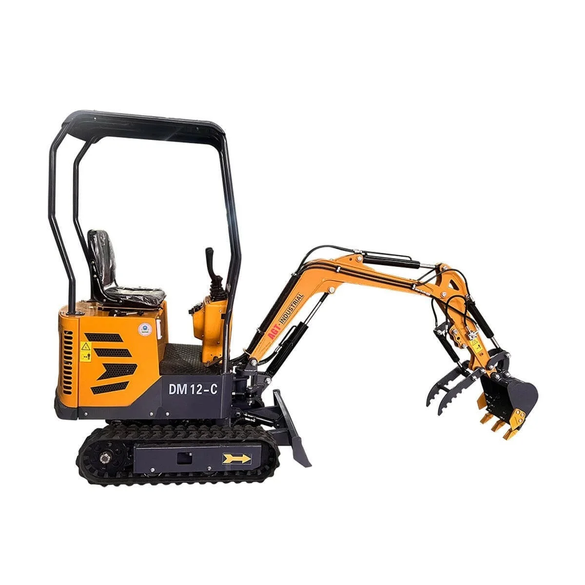 8BjHoMWt0p1yOnjtHhzyKlcybu45G6js7IrpoHOM.webp AGT DM12-C 1-Ton Mini Compact Excavator – 13.5 HP Briggs & Stratton Engine by Bidadoo - Image 1
