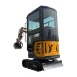 2024 13.5 HP B&S 1-Ton Mini Small Cab Excavator with Hydraulic Thumb by Bidadoo - Image 5