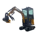2024 13.5 HP B&S 1-Ton Mini Small Cab Excavator with Hydraulic Thumb by Bidadoo - Image 6