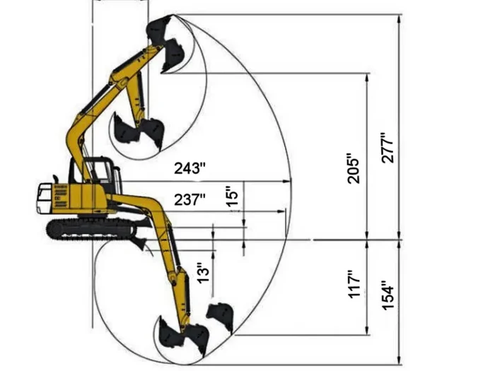 KYMRON® XH80 Pro Series Excavator with Thumb + Cab w/ AC & AM/FM Radio - Image 10