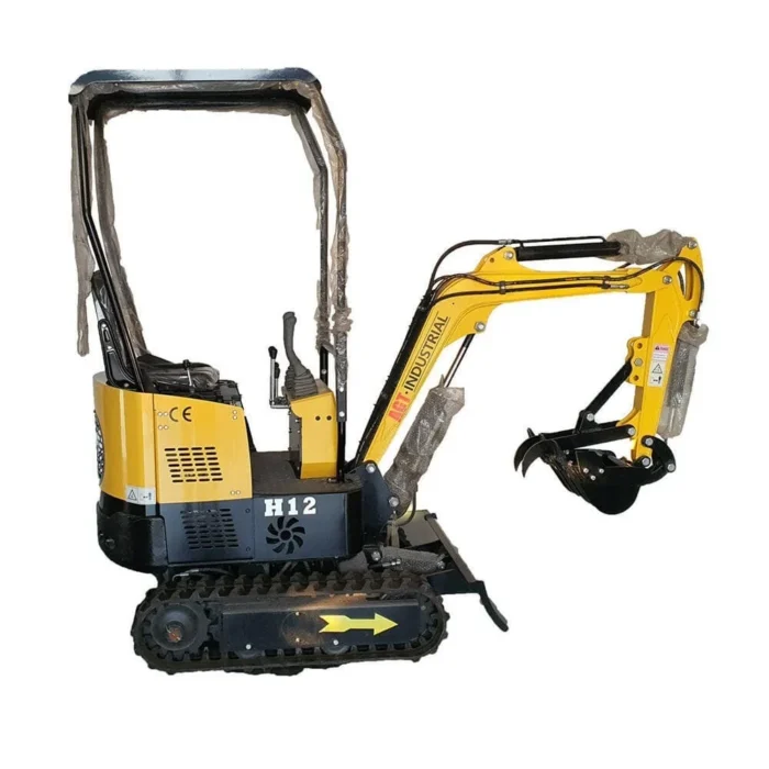 1 Ton, 13.5 HP Gasoline Engine (B&S) Mini Excavator | AGT-H12 - Image 14