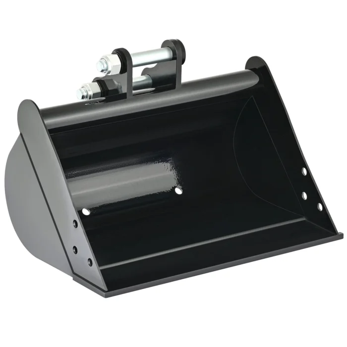 500mm Plain Flat Bucket Attachment 20″ for Mini Excavator Digger with 2 Pins - Image 7