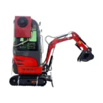 2024 AGT Kubota Engine 1-Ton Mini Small Excavator with Air Conditioning and Side Swing by Bidadoo - Image 4