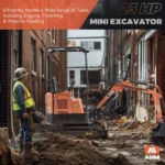 AX-16C | 23 HP 1.3 Ton B&S Engine Mini Excavator with Swing Boom - Image 6