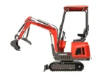TYPHON TERROR ONE STORM Mini Excavator – 1 Ton Trench Digger with Canopy, Hydraulic Thumb Clip, Hydraulic Oil Cooler, 13.5hp B&S Engine USA