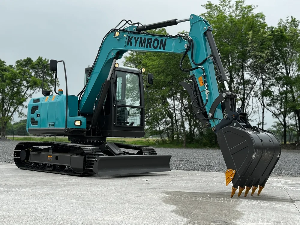 QXbwexVrZ390GfjH0b6xMKkT1QOyrv00kgDKgvZa.webp KYMRON® XH80 Pro Series Excavator with Thumb + Cab w/ AC & AM/FM Radio - Image 1