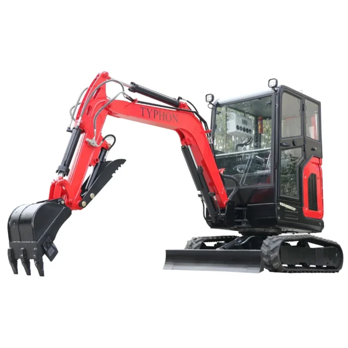 2025 TYPHON TERROR X2 Mini Excavator – 2.7 Ton | Perkins 403J‑11 Diesel Engine | EPA Certified - Image 15