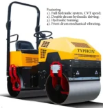 TYPHON FURY 1 Ton Vibratory Compactor Asphalt Roller USA - Image 2