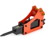 Hydraulic Breaker Hammer for Mini Excavator Concrete Breaker with 2 Chisels Hoses - Image 2