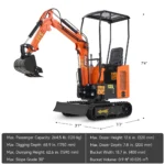 AX-15 | 13.8 HP Kubota Engine Mini Excavator - Image 2