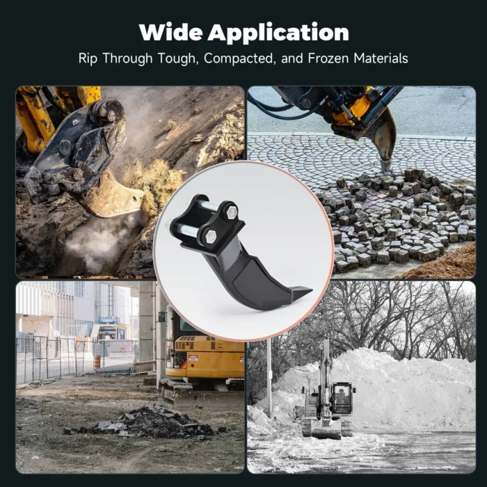 Ripper Mini Excavator Attachment Tool for Tough Soil and Frozen Ground - Image 3