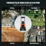 NW-A1 | 13.5 HP B&S Engine Mini Excavator with 6 Attachments - Image 5