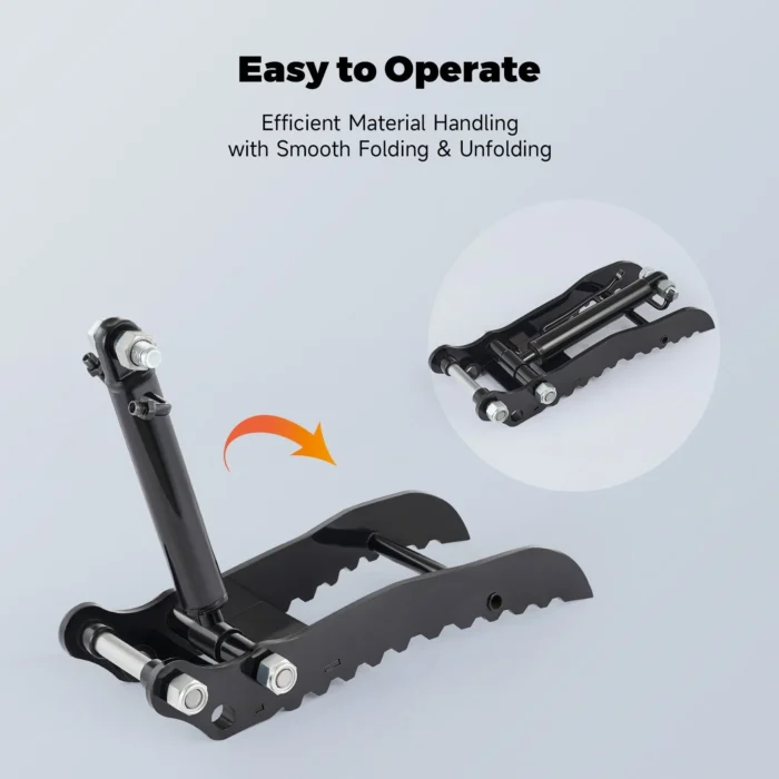 Hydraulic Thumb Clip Attachment for 0-2T Mini Excavator Digger with Hydraulic Hoses - Image 4