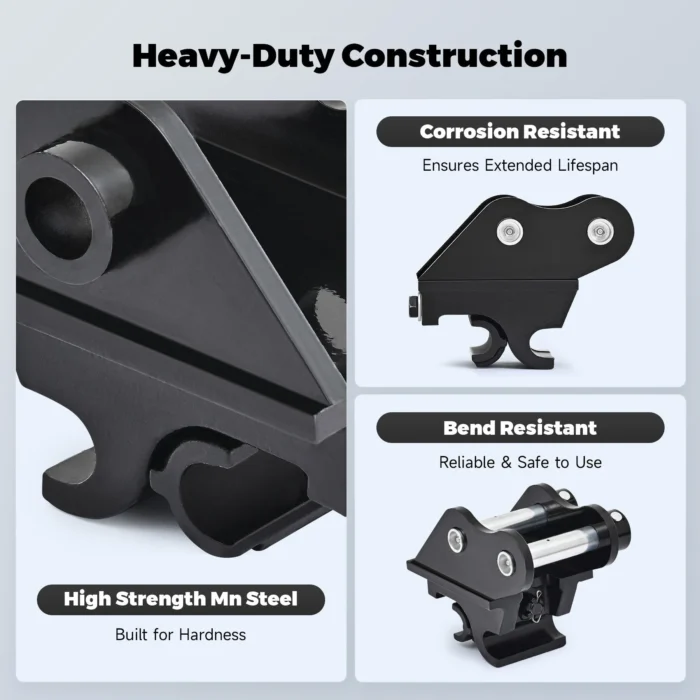 Quick Hitch Attachment for Mini Excavators Digger for Quick Attachments Change - Image 4