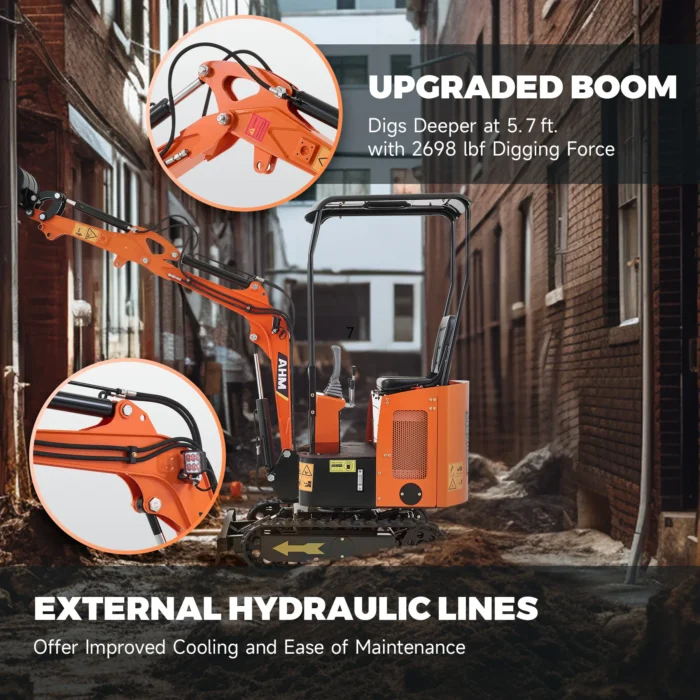 AX-15 | 13.8 HP Kubota Engine Mini Excavator - Image 3