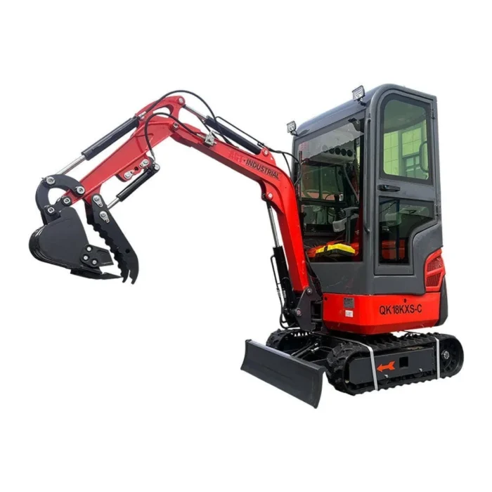 2024 AGT Kubota Engine 1-Ton Mini Small Excavator with Air Conditioning and Side Swing by Bidadoo - Image 5