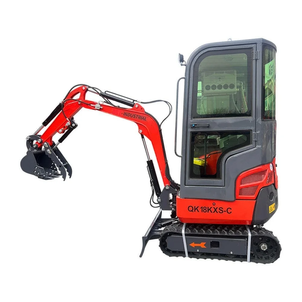 iEBDh0xCVFQw35ryraBWt79UCu89OvOA8qShNqN4.webp 2024 AGT Kubota Engine 1-Ton Mini Small Excavator with Air Conditioning and Side Swing by Bidadoo - Image 1