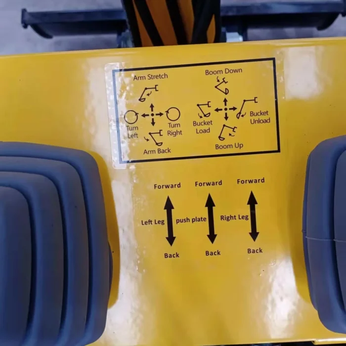 1 Ton, 13.5 HP Gasoline Engine (B&S) Mini Excavator | AGT-H12 - Image 8