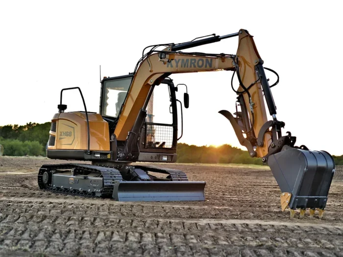 KYMRON® XH68 Pro Series Excavator with Thumb + Cab w/ AC & Radio - Image 13