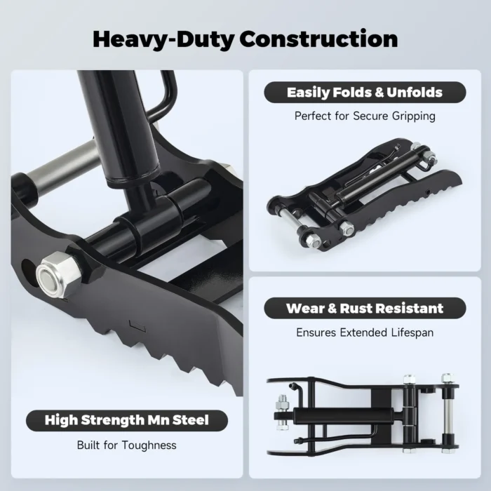 Hydraulic Thumb Clip Attachment for 0-2T Mini Excavator Digger with Hydraulic Hoses - Image 5