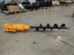 2.5 ton Excavator Attachment Hydraulic Earth Auger Post Hole Digger 8inch Dia - Image 2