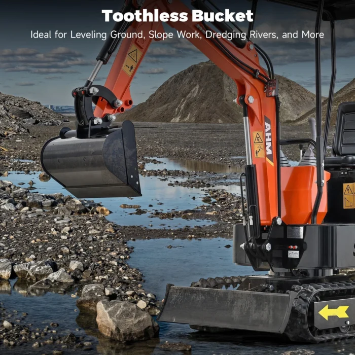 500mm Plain Flat Bucket Attachment 20″ for Mini Excavator Digger with 2 Pins - Image 6